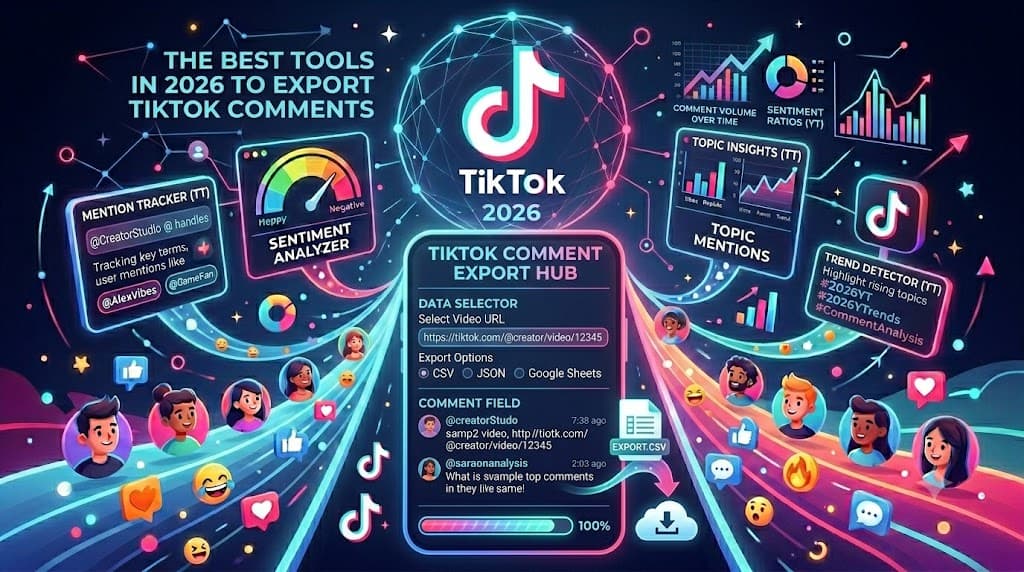 Best TikTok Comments Exporter Tools in 2026